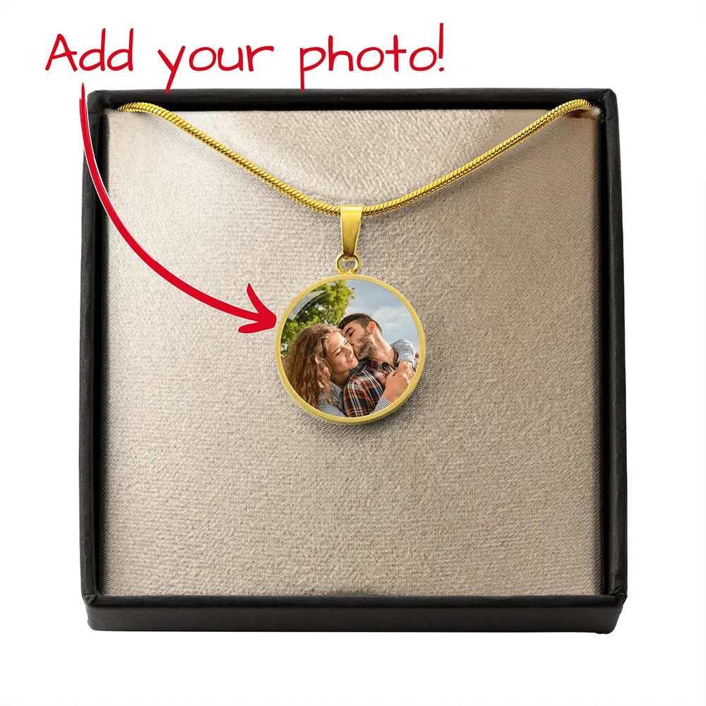 To My Wife, Girlfriend, Sister, Daughter, Niece, or Soulmate - Circle Necklace ShineOn Fulfillment