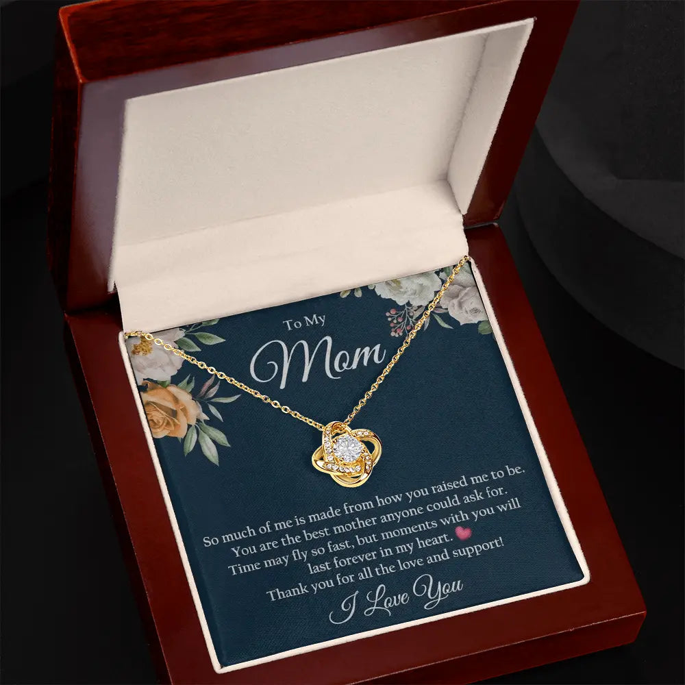 To My Mom – Love Knot Necklace | A Timeless Symbol of Everything You've Given Me ShineOn Fulfillment