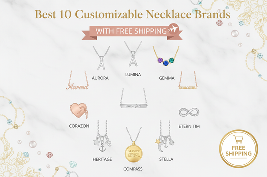 Best 10 Customizable Necklace Brands with Free Shipping