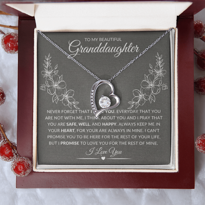 The Forever Loved Granddaughter Necklace: A Gift of Protection, Blessing, and Unconditional Love