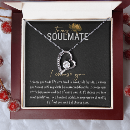 To My Soulmate – I Choose You Necklace