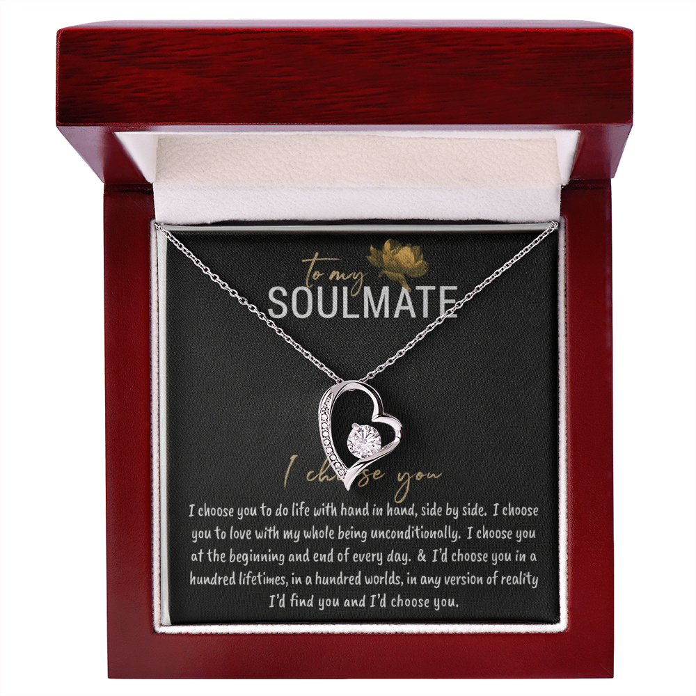 To My Soulmate – I Choose You Necklace