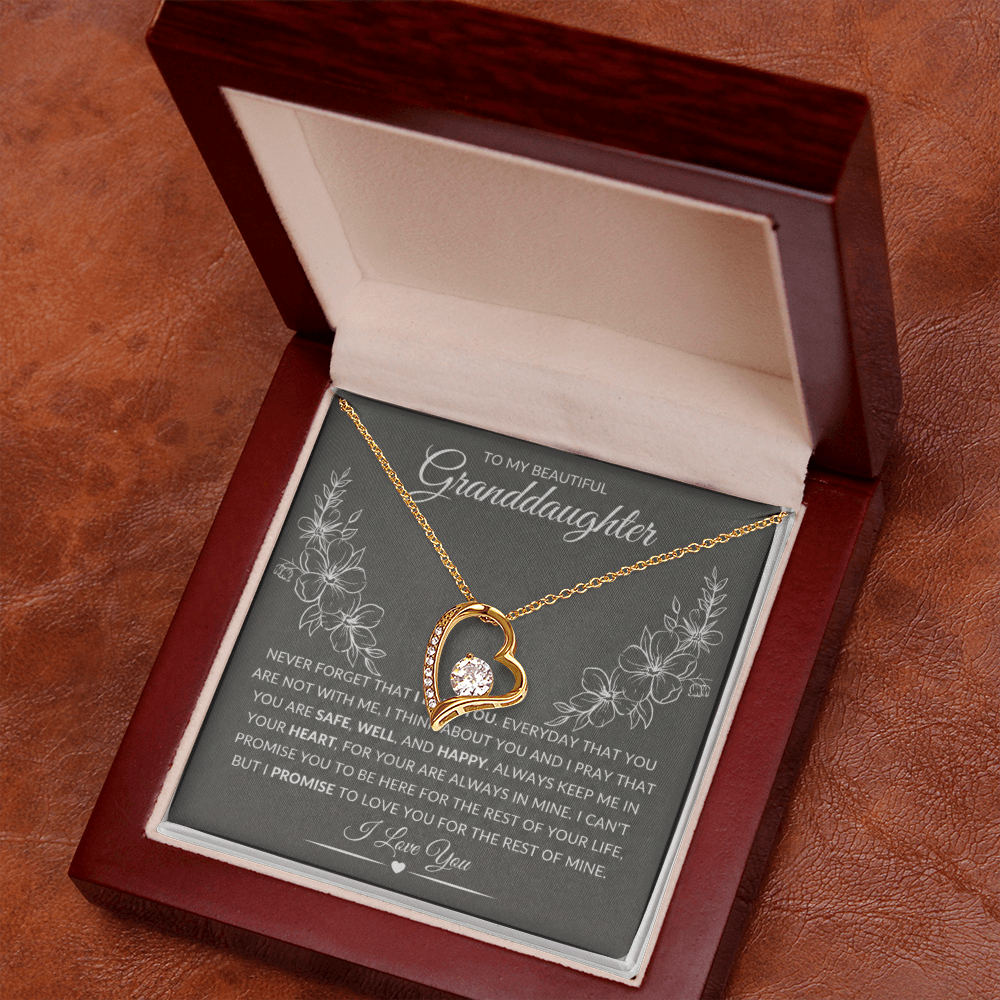 The Forever Loved Granddaughter Necklace: A Gift of Protection, Blessing, and Unconditional Love