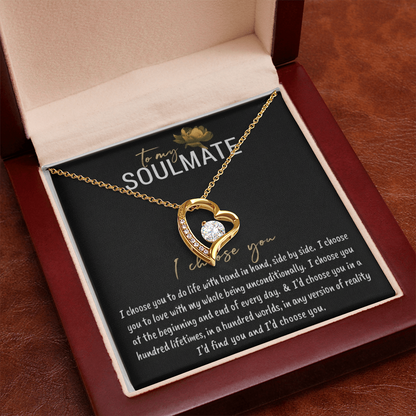 To My Soulmate – I Choose You Necklace