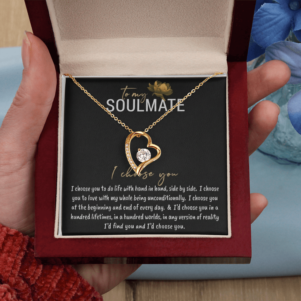 To My Soulmate – I Choose You Necklace