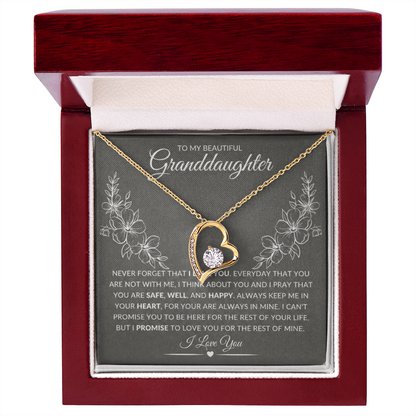 The Forever Loved Granddaughter Necklace: A Gift of Protection, Blessing, and Unconditional Love
