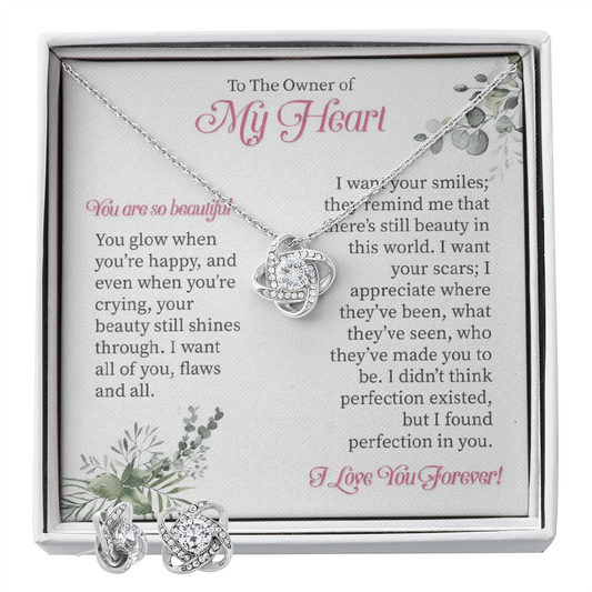 To the Owner of My Heart – The Love Knot Set That Says It All - Bundle Set - Wife/Soulmate