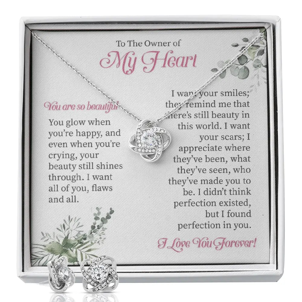 To the Owner of My Heart – The Love Knot Set That Says It All - Bundle Set - Wife/Soulmate ShineOn Fulfillment