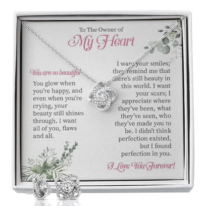 To the Owner of My Heart – The Love Knot Set That Says It All - Bundle Set - Wife/Soulmate ShineOn Fulfillment