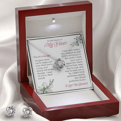 To the Owner of My Heart – The Love Knot Set That Says It All - Bundle Set - Wife/Soulmate ShineOn Fulfillment