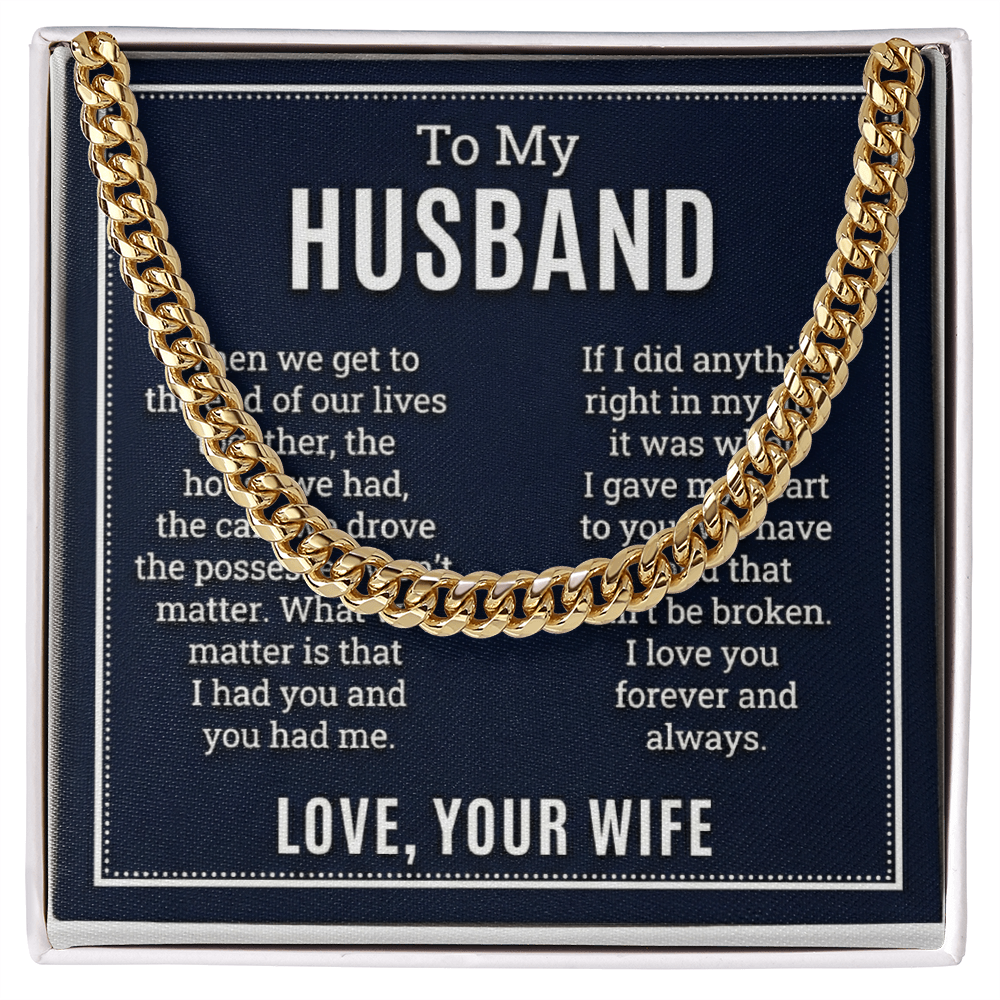 The Unbreakable Bond Husband Necklace: A Gift That Celebrates a Lifetime of Love
