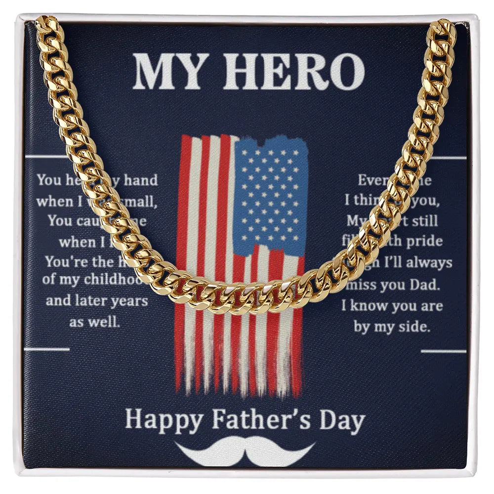 My Hero Memorial Father's Day Gift for Dad in Heaven ShineOn Fulfillment