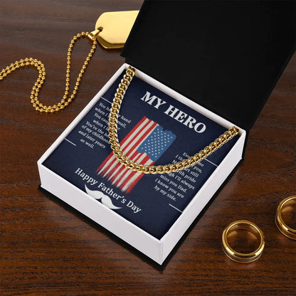 My Hero Memorial Father's Day Gift for Dad in Heaven ShineOn Fulfillment