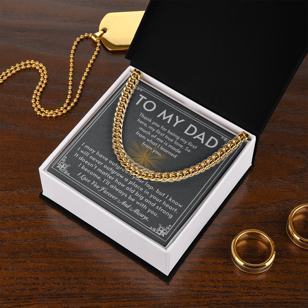The Hero Dad Cuban Link Chain: A Timeless Gift That Honors the Man Who Shaped You