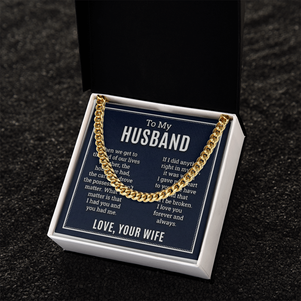 The Unbreakable Bond Husband Necklace: A Gift That Celebrates a Lifetime of Love
