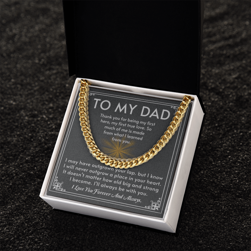The Hero Dad Cuban Link Chain: A Timeless Gift That Honors the Man Who Shaped You