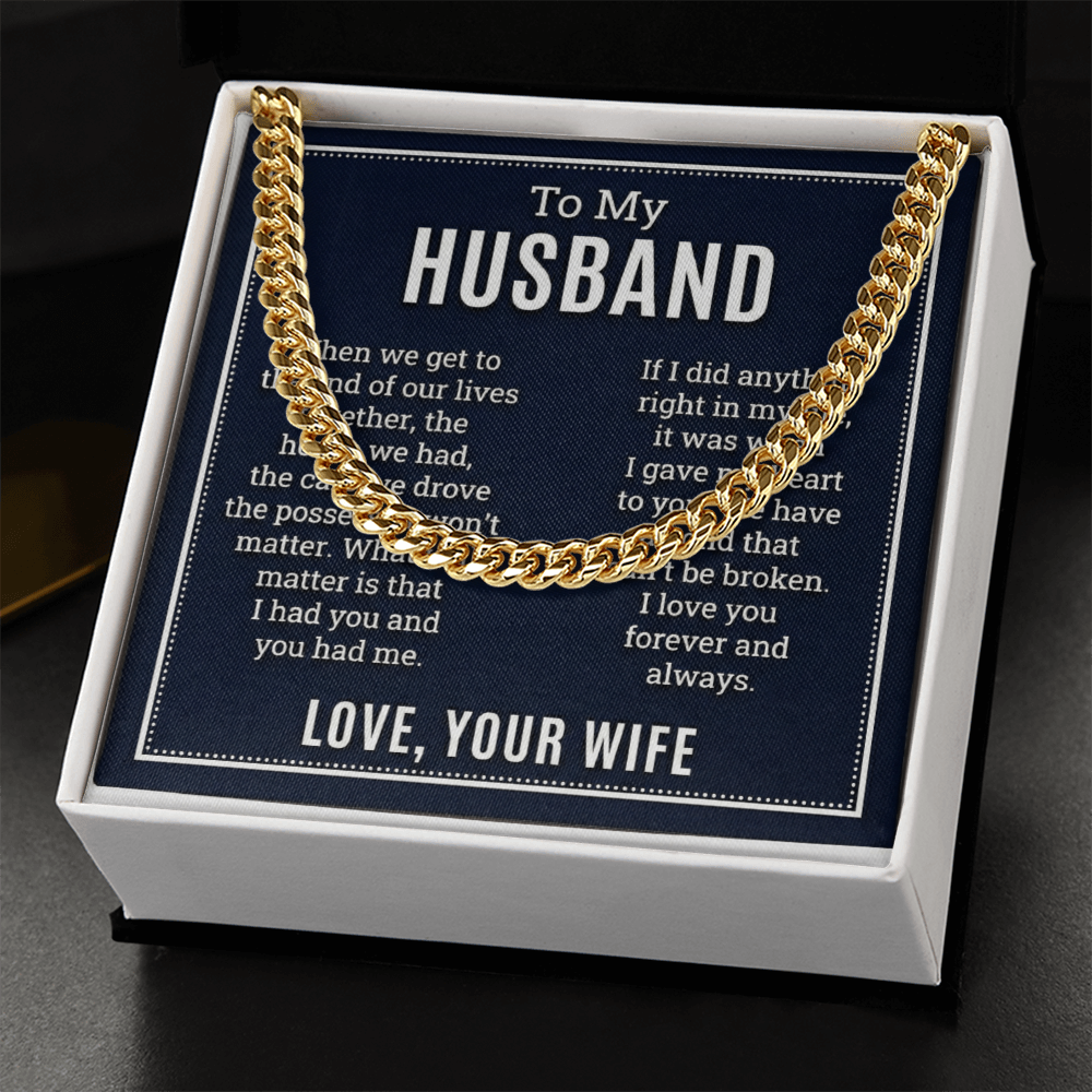 The Unbreakable Bond Husband Necklace: A Gift That Celebrates a Lifetime of Love