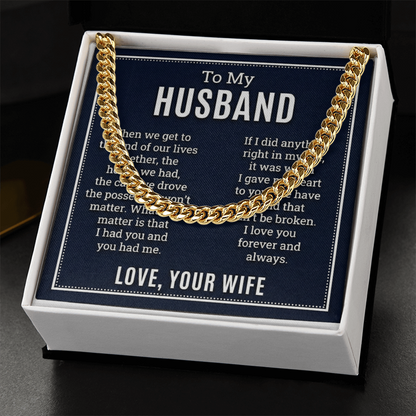 The Unbreakable Bond Husband Necklace: A Gift That Celebrates a Lifetime of Love