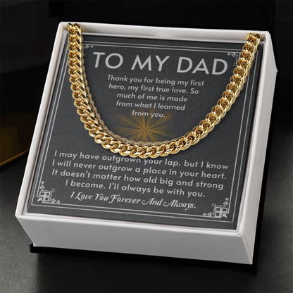 The Hero Dad Cuban Link Chain: A Timeless Gift That Honors the Man Who Shaped You