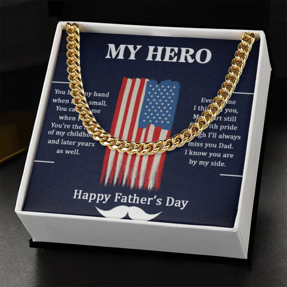 My Hero Memorial Father's Day Gift for Dad in Heaven ShineOn Fulfillment