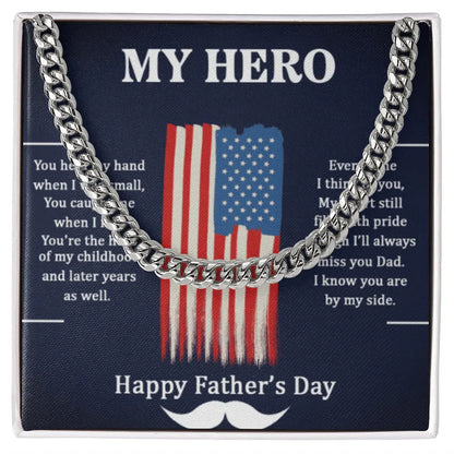 My Hero Memorial Father's Day Gift for Dad in Heaven ShineOn Fulfillment