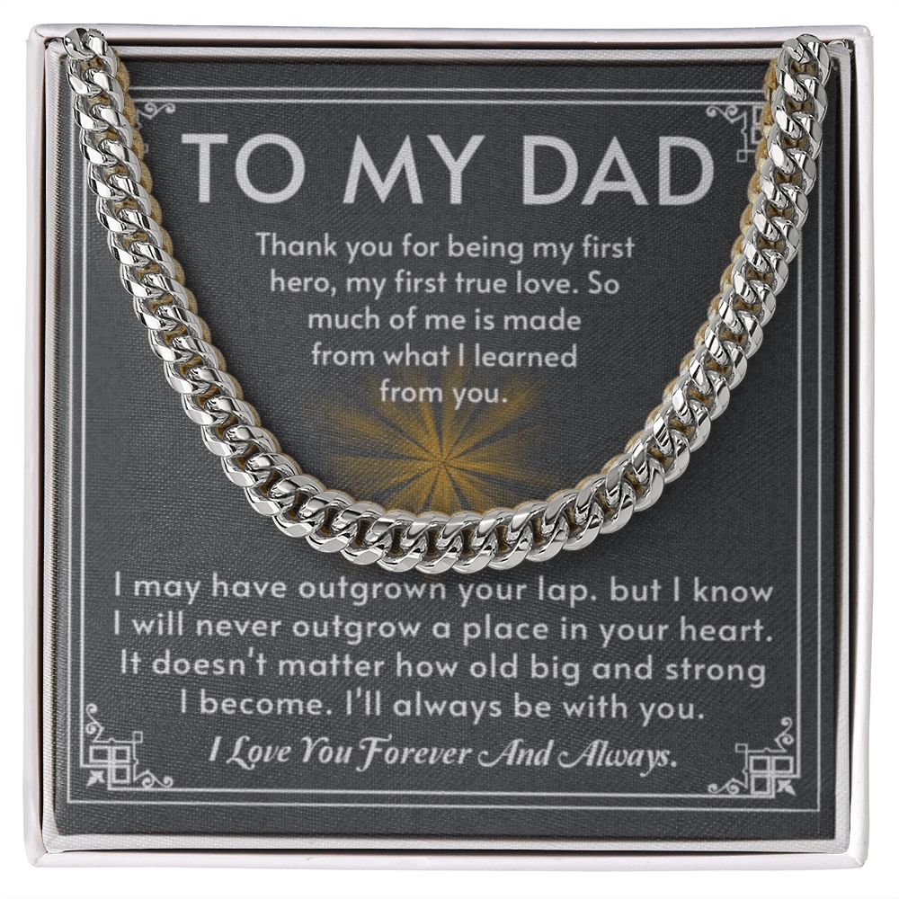 The Hero Dad Cuban Link Chain: A Timeless Gift That Honors the Man Who Shaped You