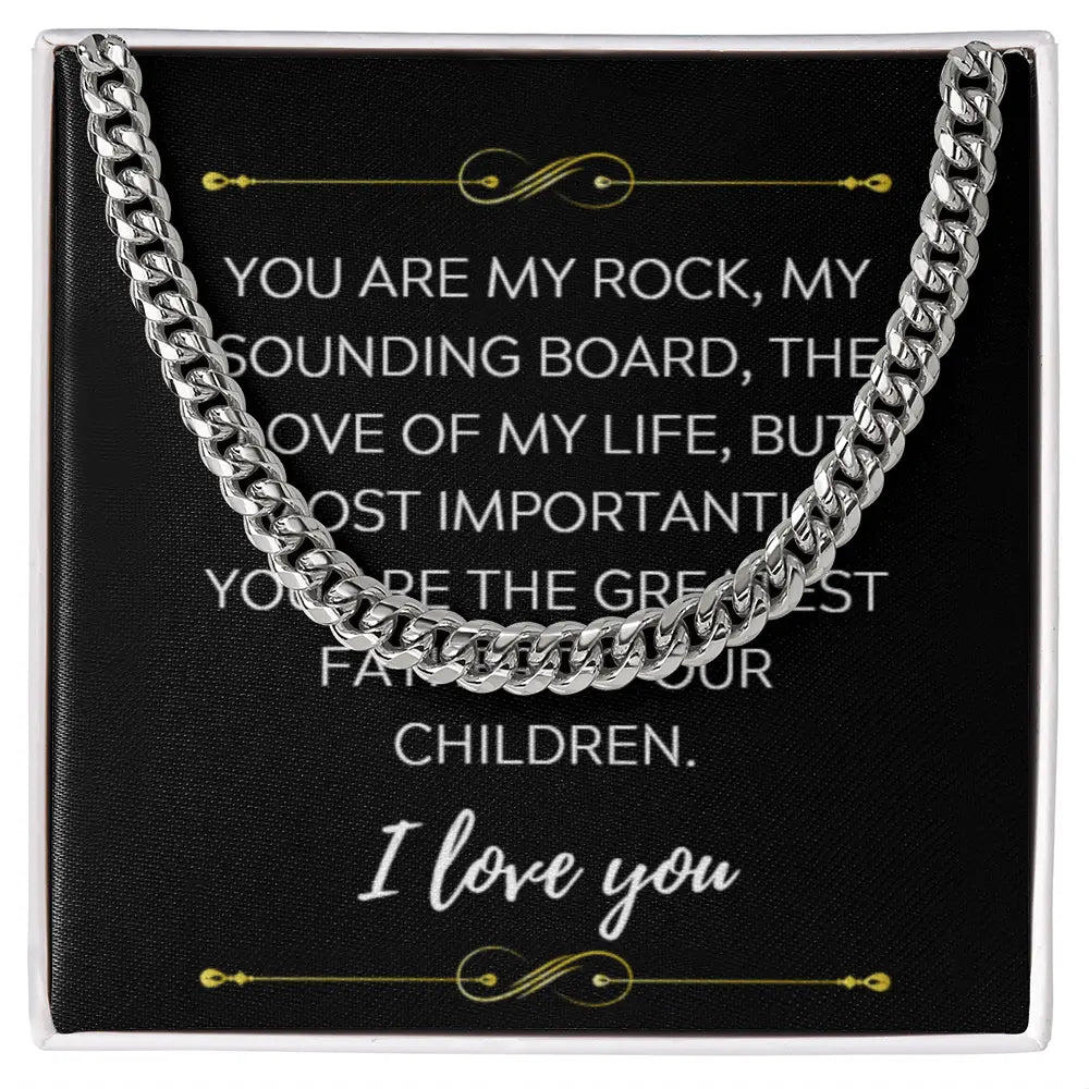 To My Husband, My Rock and Greatest Father to Our Children Gift ShineOn Fulfillment