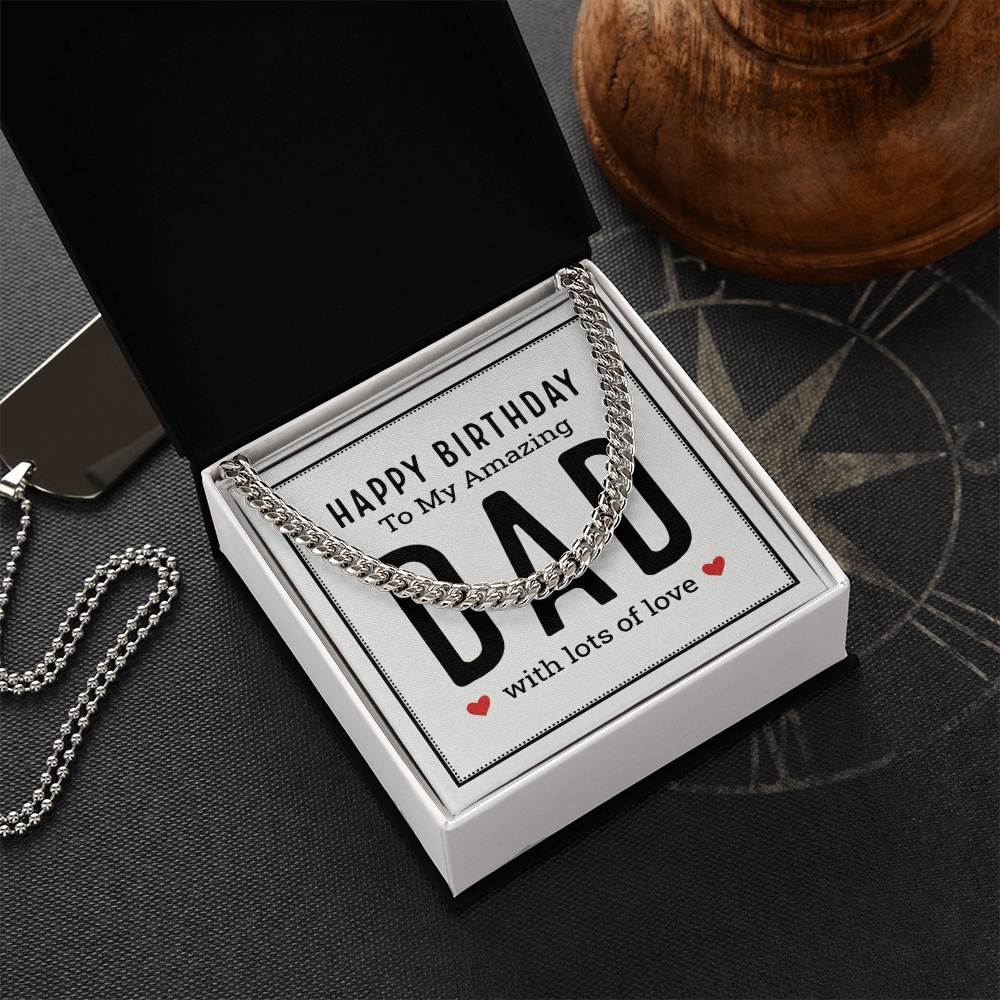 The Birthday Dad Cuban Link Chain: A Gift That Celebrates the Man Who Means Everything