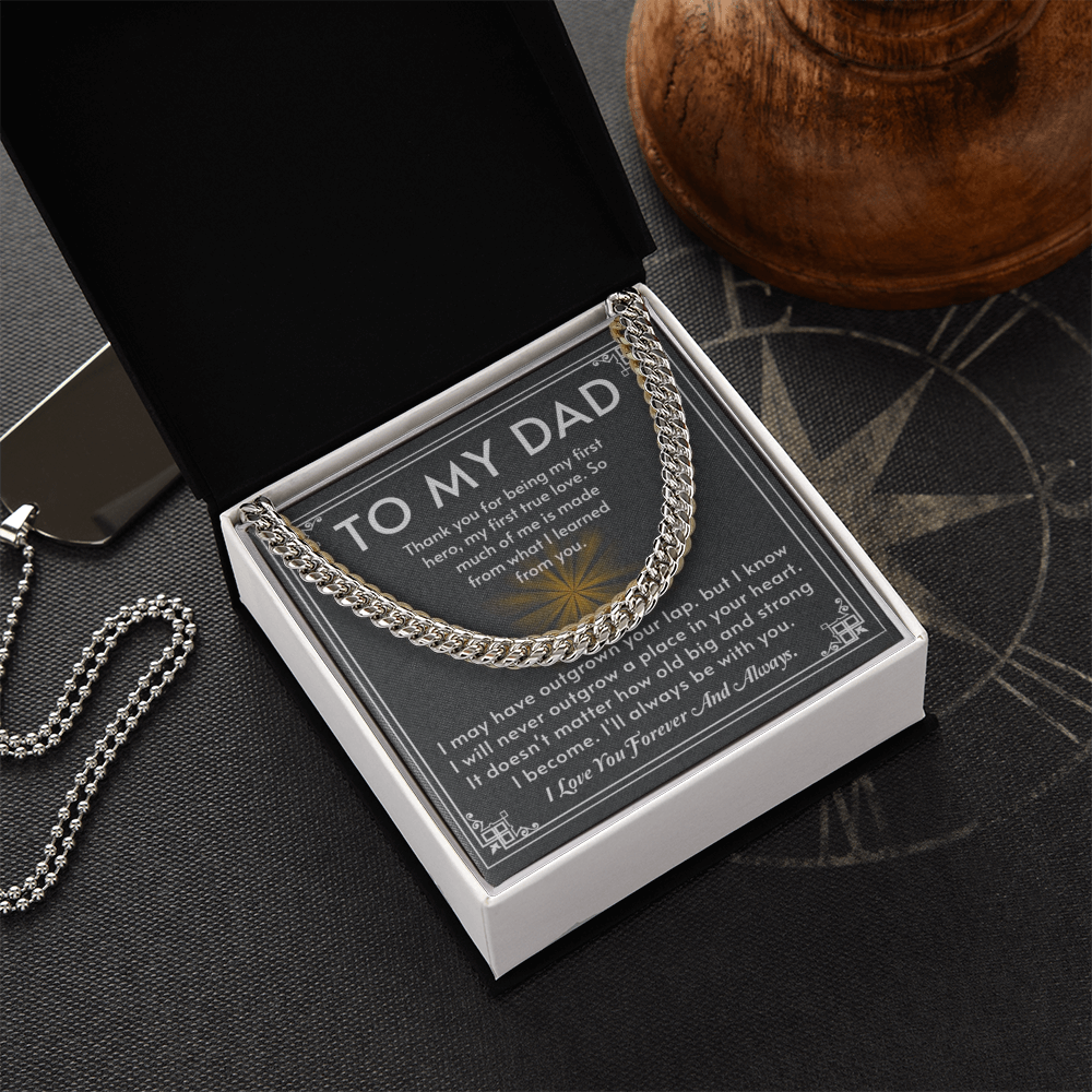 The Hero Dad Cuban Link Chain: A Timeless Gift That Honors the Man Who Shaped You