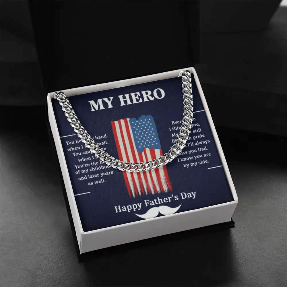 My Hero Memorial Father's Day Gift for Dad in Heaven ShineOn Fulfillment