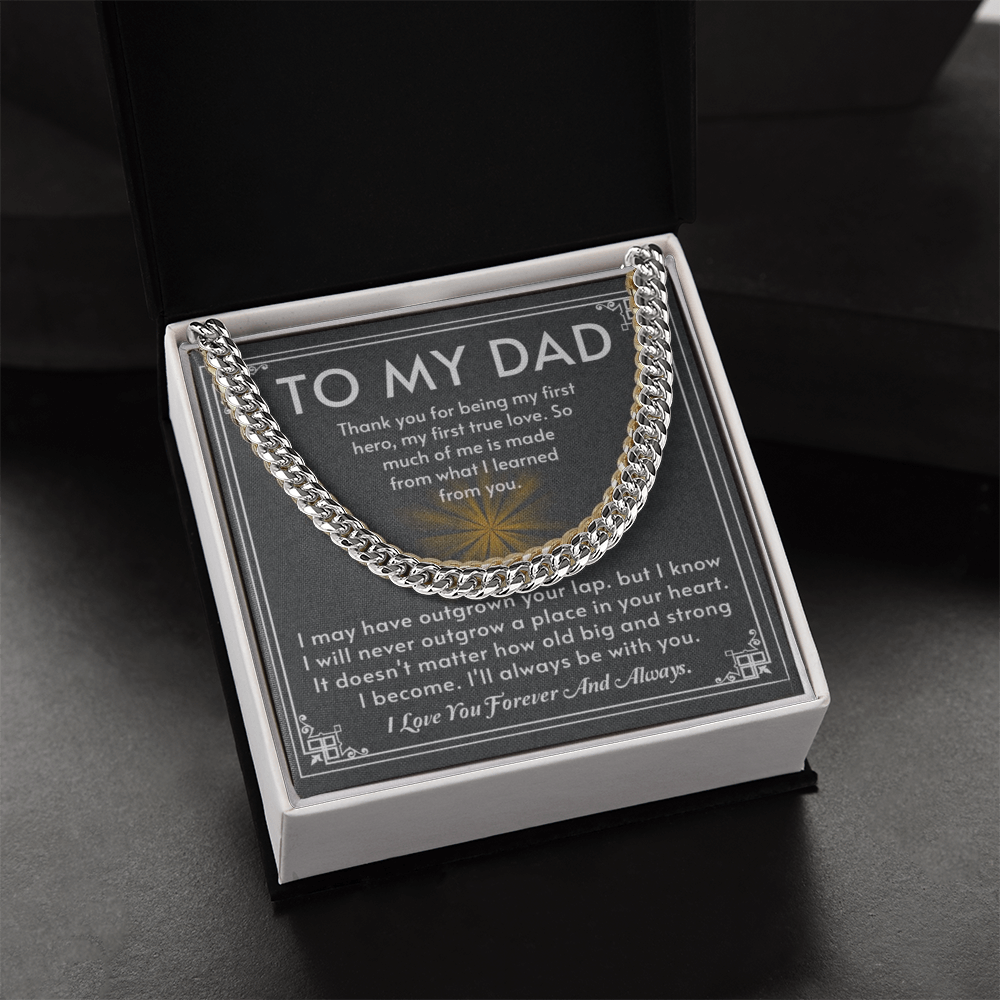 The Hero Dad Cuban Link Chain: A Timeless Gift That Honors the Man Who Shaped You