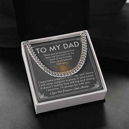 The Hero Dad Cuban Link Chain: A Timeless Gift That Honors the Man Who Shaped You