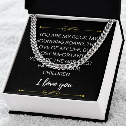 To My Husband, My Rock and Greatest Father to Our Children Gift ShineOn Fulfillment