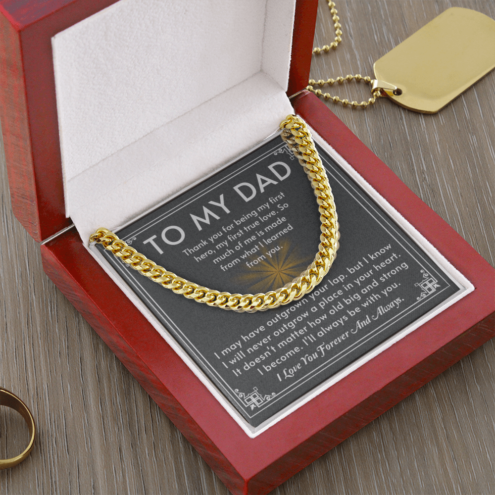 The Hero Dad Cuban Link Chain: A Timeless Gift That Honors the Man Who Shaped You