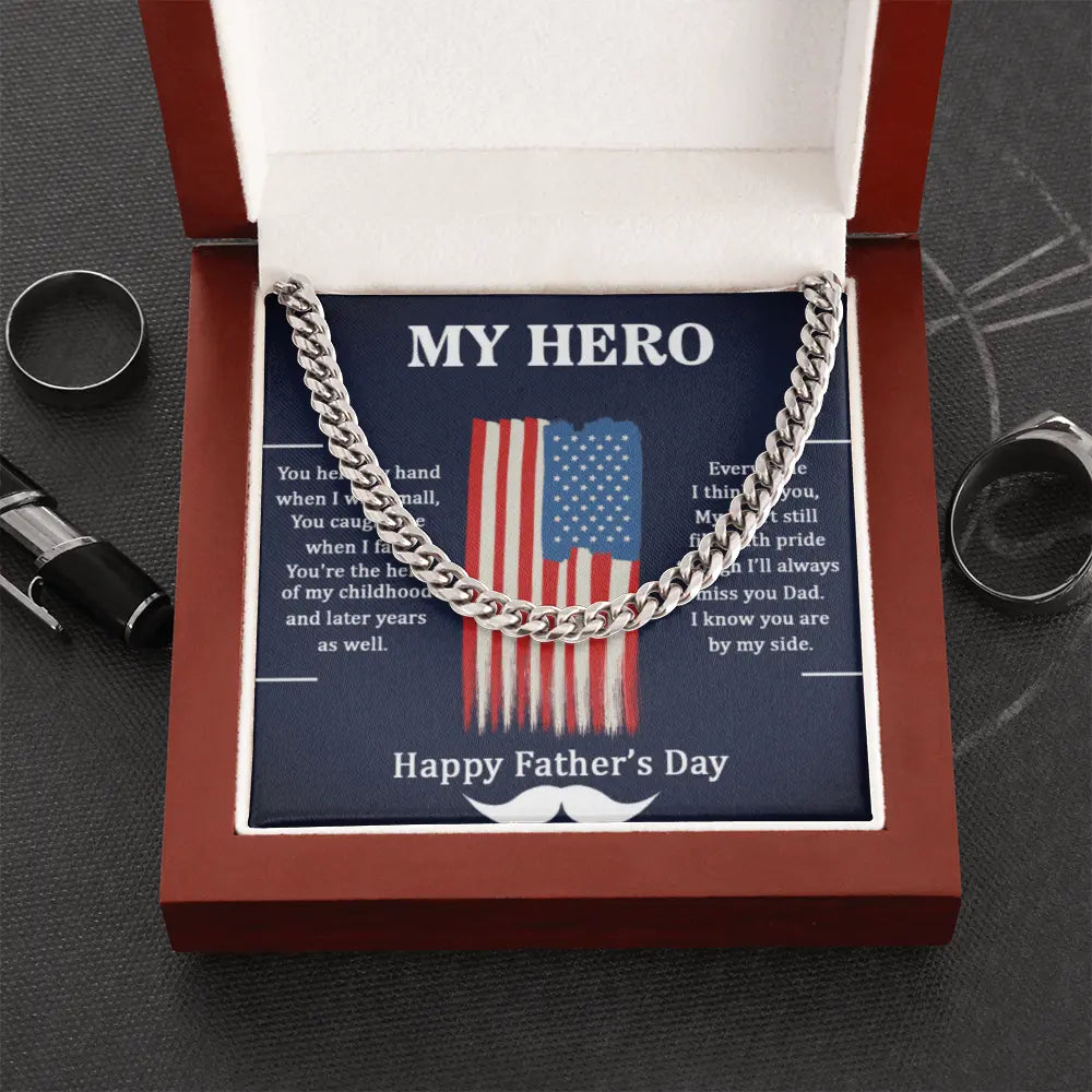 My Hero Memorial Father's Day Gift for Dad in Heaven ShineOn Fulfillment