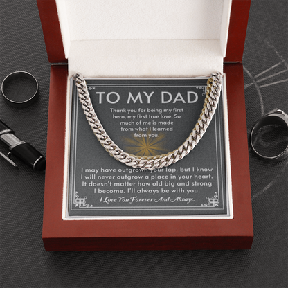 The Hero Dad Cuban Link Chain: A Timeless Gift That Honors the Man Who Shaped You