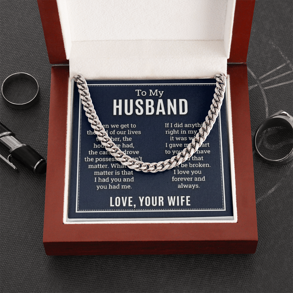 The Unbreakable Bond Husband Necklace: A Gift That Celebrates a Lifetime of Love