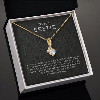 To My Bestie – Alluring Beauty Necklace | My Person, Always