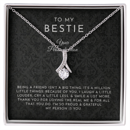 To My Bestie – Alluring Beauty Necklace | My Person, Always