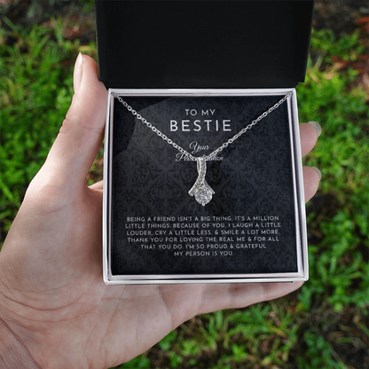 To My Bestie – Alluring Beauty Necklace | My Person, Always