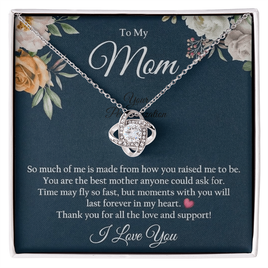 To My Mom – Love Knot Necklace | A Timeless Symbol of Everything You've Given Me