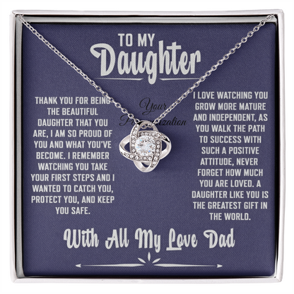 To My Daughter – With All My Love, Dad | Inspirational Father–Daughter Gift