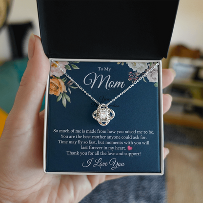To My Mom – Love Knot Necklace | A Timeless Symbol of Everything You've Given Me