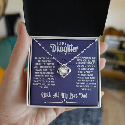 To My Daughter – With All My Love, Dad | Inspirational Father–Daughter Gift