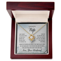 To My Beautiful Wife – “Last Everything” Heart Necklace & Message Card (From Husband)