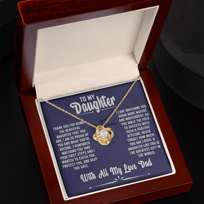 To My Daughter – With All My Love, Dad | Inspirational Father–Daughter Gift