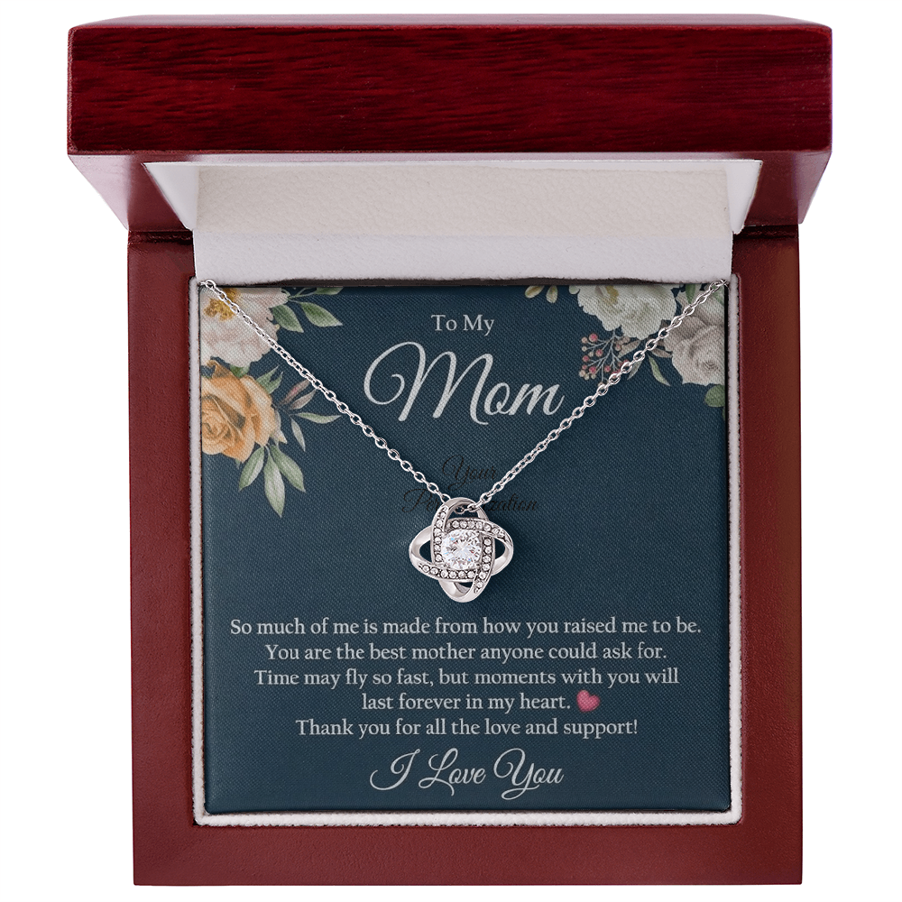 To My Mom – Love Knot Necklace | A Timeless Symbol of Everything You've Given Me