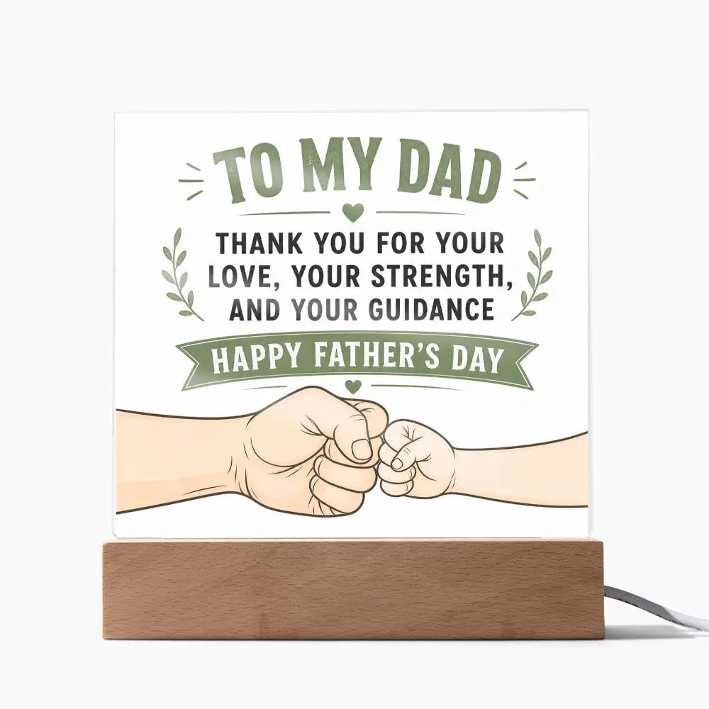 Illuminated Acrylic Plaque – Father's Day Gift for Dad ShineOn Fulfillment