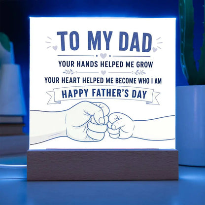 Illuminated Acrylic Plaque – Father's Day Gift for Dad ShineOn Fulfillment