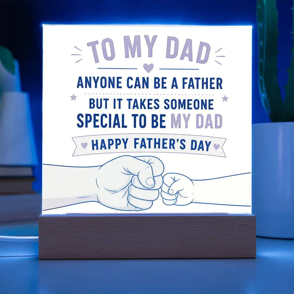 Illuminated Acrylic Plaque – Father's Day Gift for Dad ShineOn Fulfillment